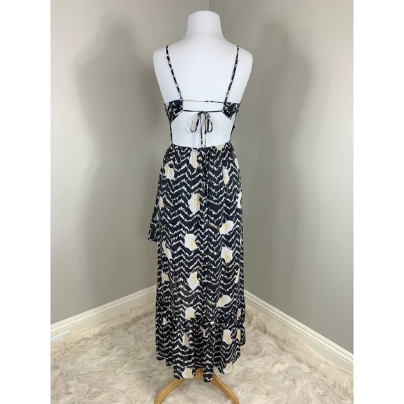 Urban Outfitters Calla Lilly Hi Low Ruffle Hem Boho Festival Summer Dress SZ S - Picture 5 of 11
